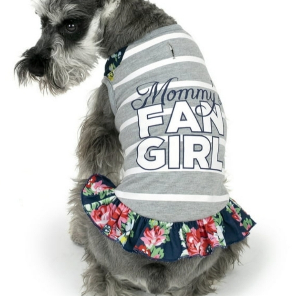 🔴5/$25 Vibrant Life Mommy's Fan Girl Tank Dog Dress - Picture 8 of 11